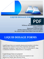 Liquid Dosages Form