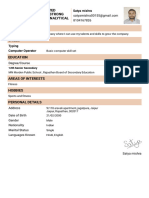 Resume Satya Format6