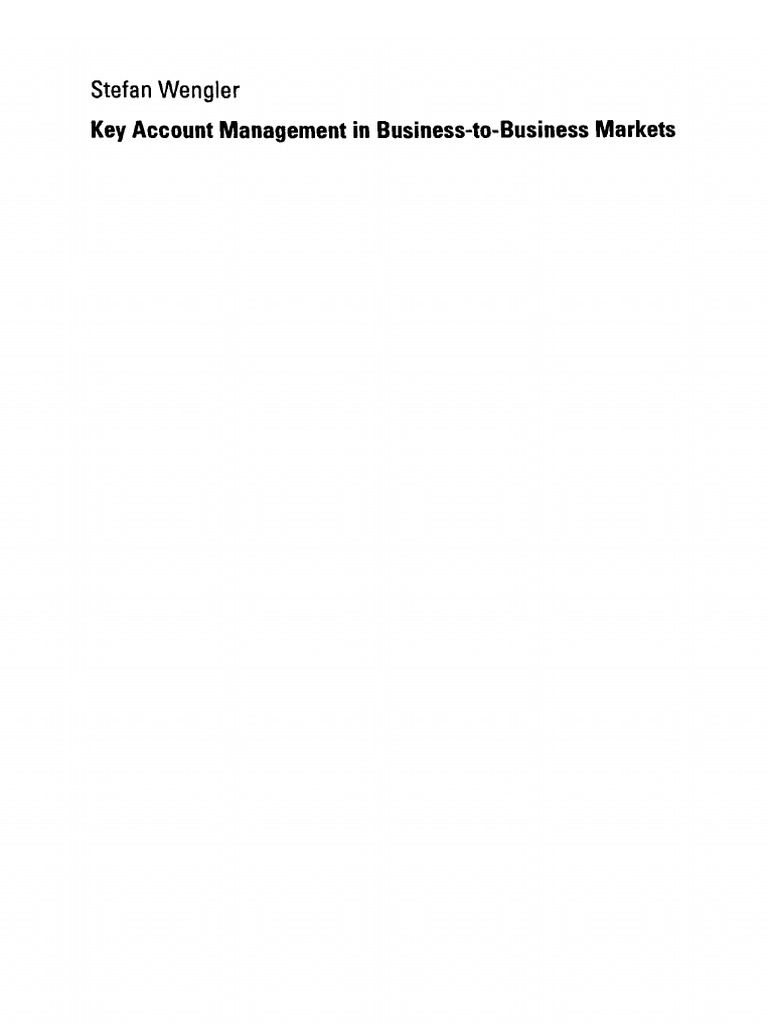 the-implementation-of-key-account-management-pdf-marketing-economics