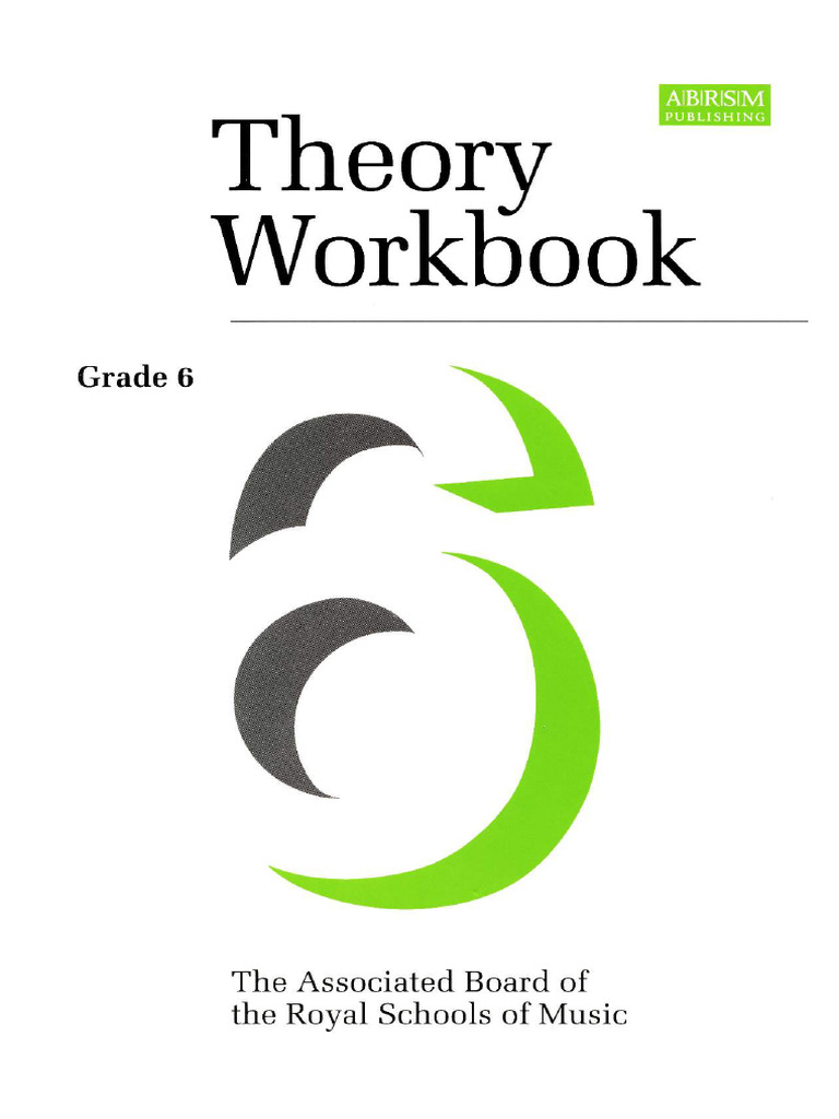 Open Grade 6 Theory Workbook | PDF