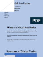 Modal Auxiliaries