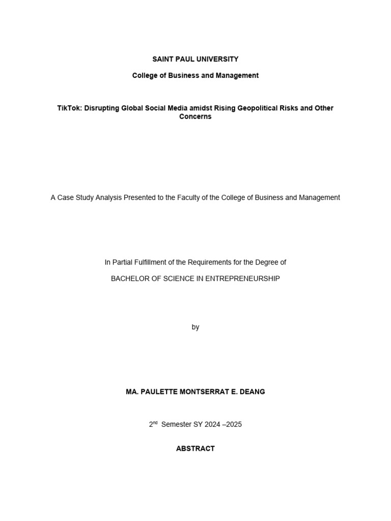 Ibt Case Study Analysis Pdf Advertising Privacy