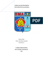 Laporan Hasil Praktikum Kimia Ade