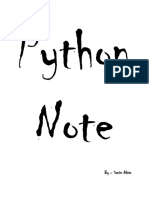 Python Handwritten Notes 
