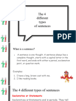 Types of Sentences and Clauses