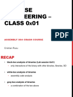 Reverse Engineering (RE) - Class 0x01
