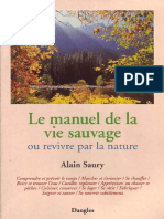Le Manuel de La Vie Sauvage - Alain Saury