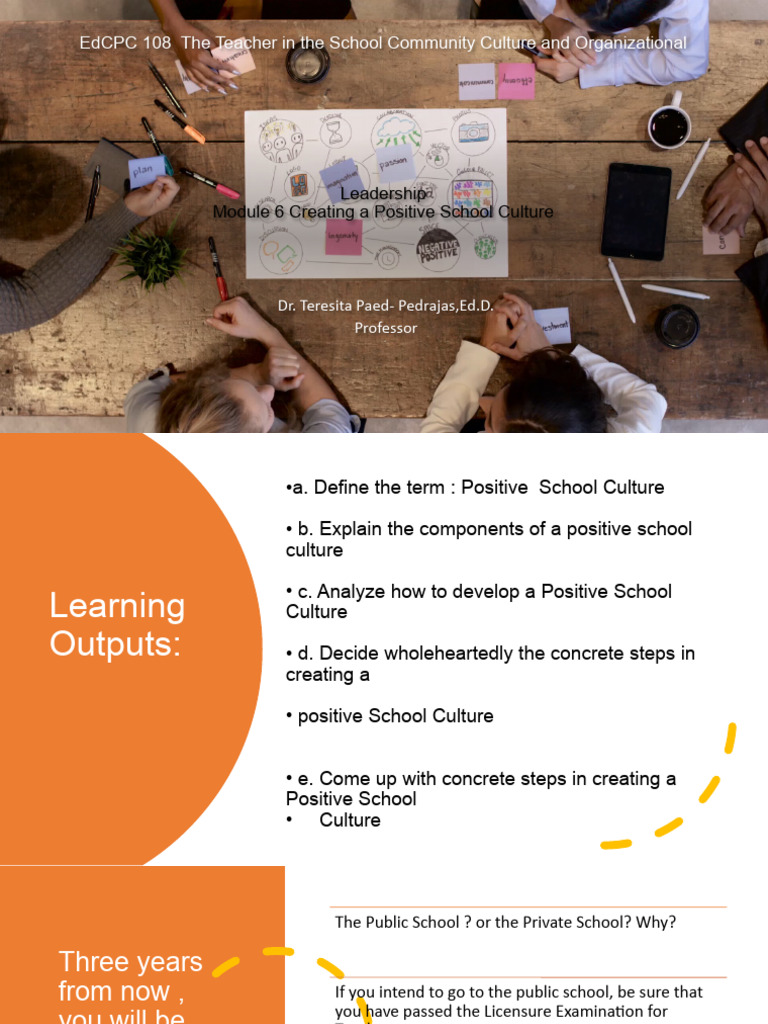 Building a Positive School Culture | PDF | Teachers | Stereotypes