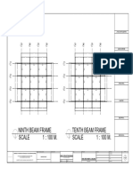 10-Storey Commercial Building Beam Framing Plan (9th&10th)