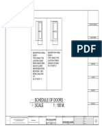 10-Storey Commercial Building Schedule of Doors