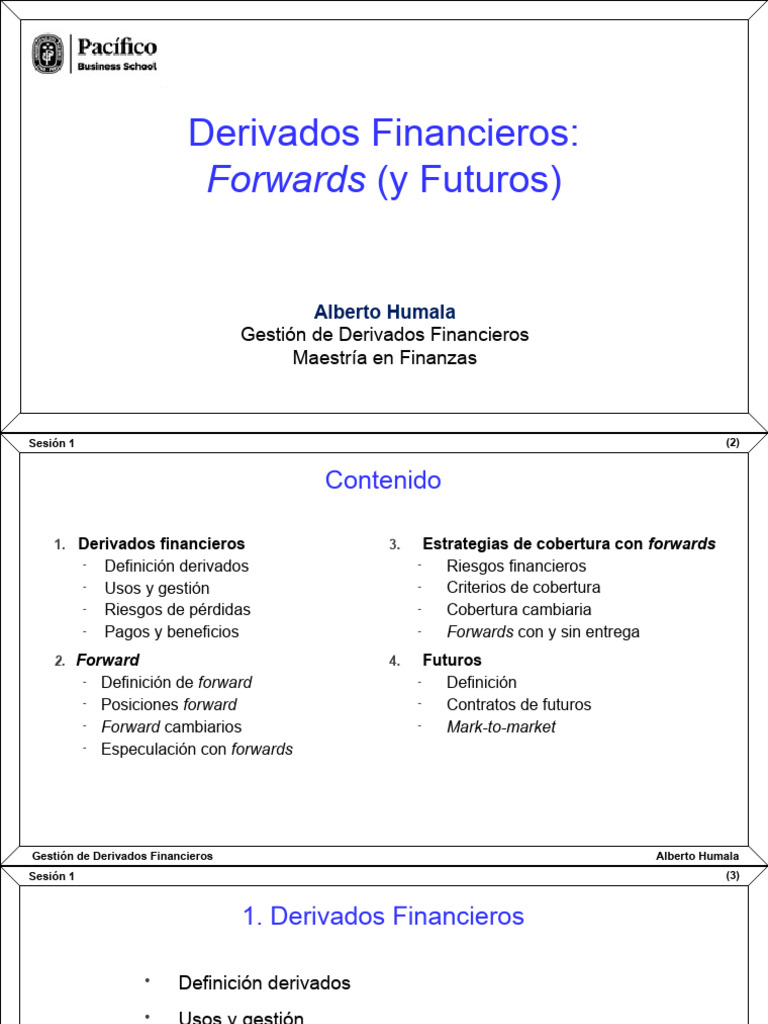Forwards y Futuros en Derivados Financieros | PDF | Contratos futuros ...