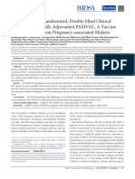 2019 First-In-Human, Randomized, Double-Blind Clinical Trial of Differentially Adjuvanted PAMVAC, A Vaccine Candidate To Prevent Pregnancy-Associated Malaria