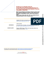 2008 Evidence For Globally Shared, Cross-Reacting Polymorphic Epitopes in The Pregnancy-Associated Malaria Vaccine Candidate VAR2CSA