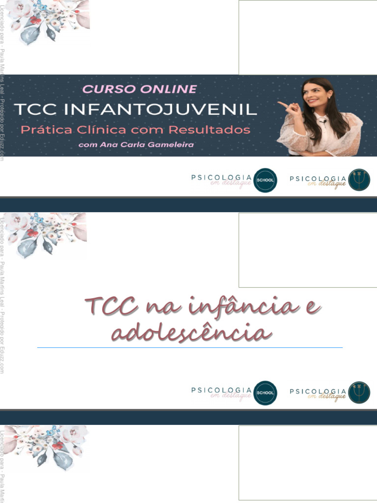 TCC para Crianças e Adolescentes: Abordagens e Diferenças | PDF ...