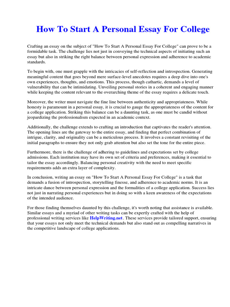 how-to-start-a-personal-essay-for-college-pdf-fed-ex-air-pollution