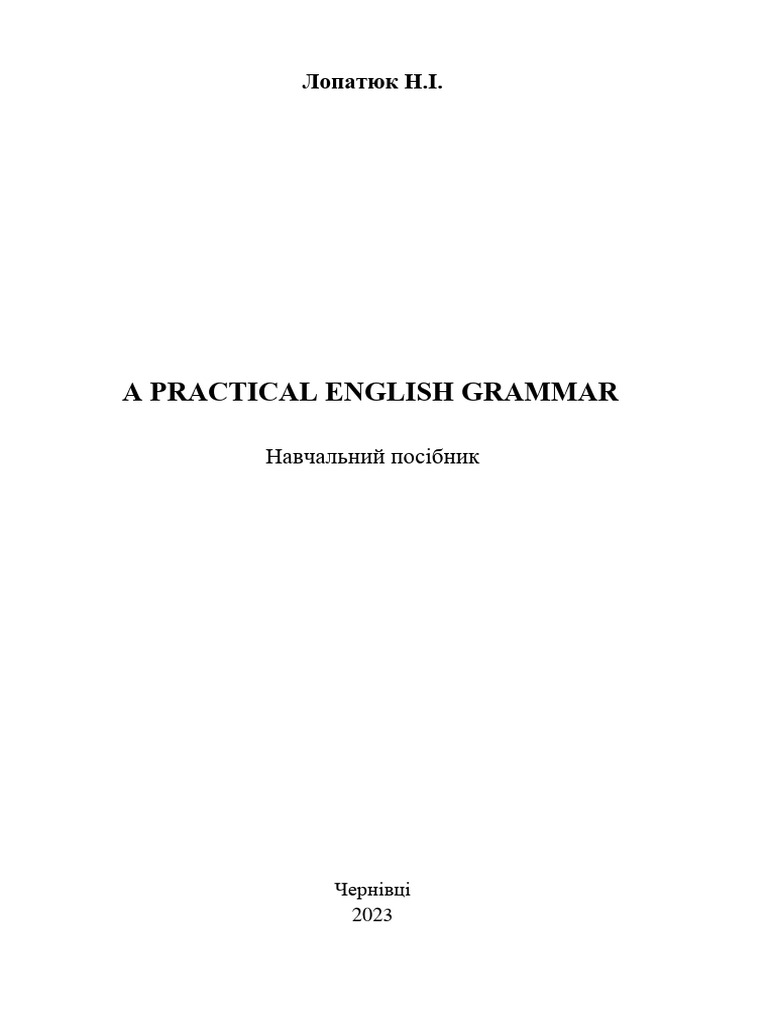 A practical english grammar pdf