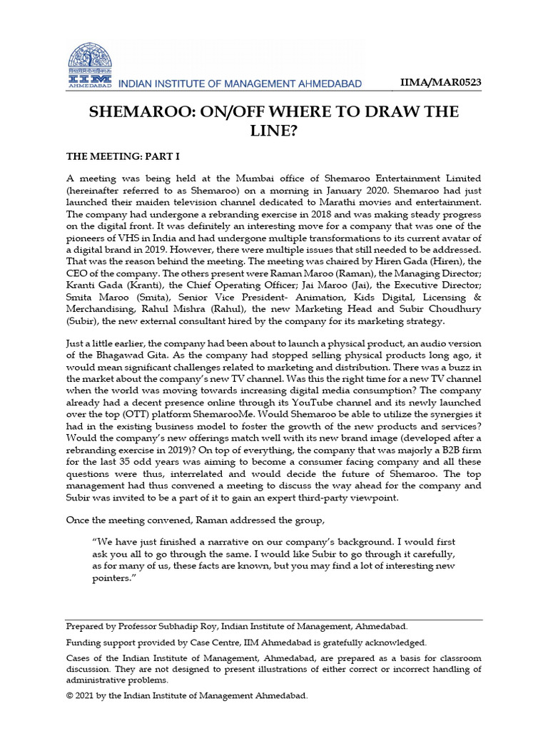 Shemaroo On Off Where To Draw The Line Download Free PDF Dvd Mass