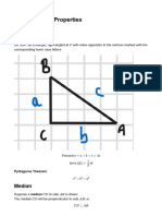 Right Triangle Properties