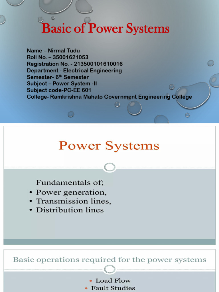 Basic of Power System | PDF