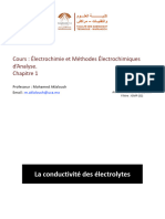 Cours Électrochimie Et Méthodes Électrochimiques D'analyse - Electrolyte