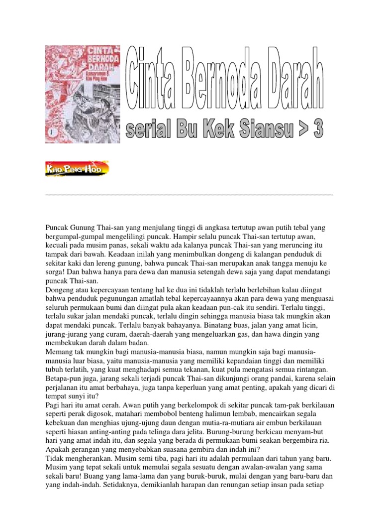 Cinta Bernoda Darah Cinta Bernoda Darah