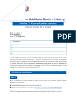 Guía de Trabajo. Unidad 2 Comunicación Asertiva