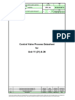 Control Valves Detail Sheet