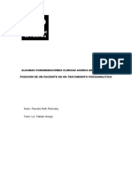 5 Up ACERCA DEL CAMBIO DE POSICIÓN DE UN PACIENTE EN UN TRATAMIENTO PSICOANALÍTICO