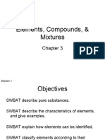 Elements, Compounds,&Mixtures