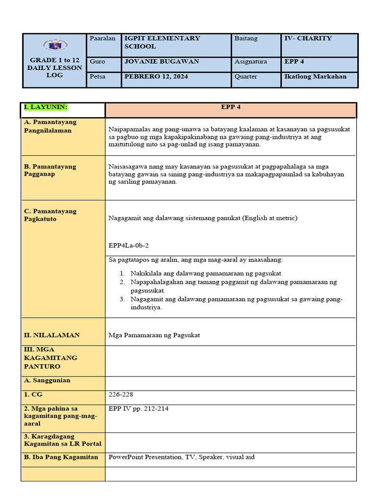 Dll-Epp 4 | PDF