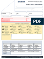 6e SANSIT 2023 - Formulaire de Participation