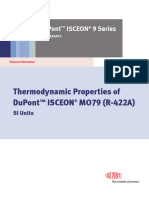 ISCEON ® MO79 - Tablas Termodinamicas (Si)