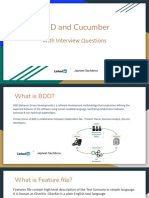 BDD and Cucumber: With Interview Questions