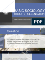 Basic Sociology: Group 9 Presentation