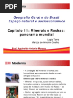 Minerais e Rochas Panorama Geral