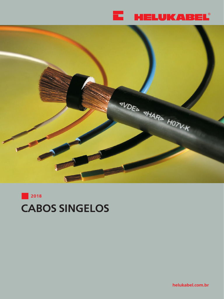 Cabos Singelos | PDF | Cor | Cloreto de polivinila (PVC)