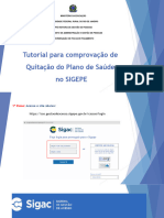 Tutorial para Comprovacao de Plano de Saude Definitiva