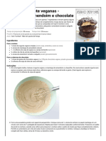 Barras de Sorvete Veganas - Manteiga de Amendoim e Chocolate - Não Tem Gosto de Frango