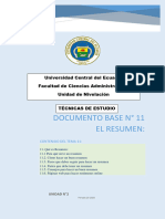 Documento Base #11 El Resumen