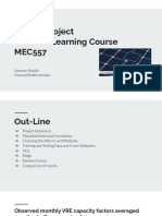 Energy Project Machine Learning Course MEC447