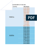 Calendario Lunar 2024