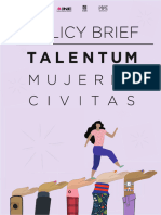 Policy Brief Talentum Mujeres Civitas 2020