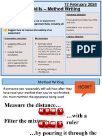 Exam Skills 6 Method Writing