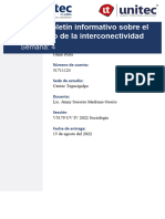 Tarea 4 1 Boletin Informativo Sobre El Fenomeno de La Interconectividad.