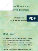History of Genetics and Genetic Disorders - Prof. Mohammedani