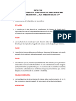 RAP4 - EV02 Prueba de Conocimiento Cuestionario de Preguntas Sobre Auditoría y Revisión Por La Alta Dirección Del SG-SST