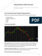Top 5 Intraday Trading Indicators Most Accurate Indicators