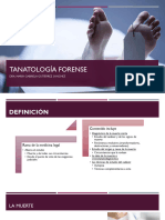 Tanatología Forense CUARTO A