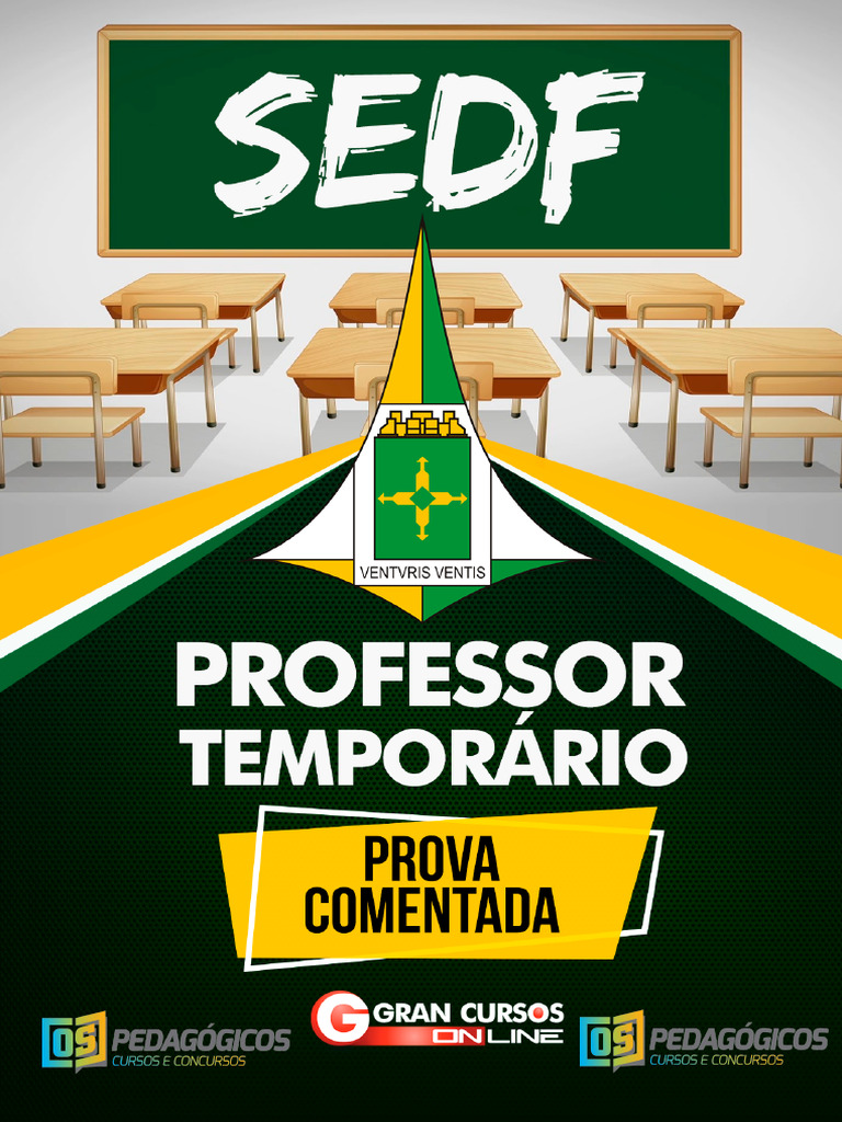 Prova Comentada - Sedf - Professor Temporário | PDF