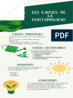 Infografia Salvar El Planeta Ecología Naturaleza Ilustrado Verde y Crema